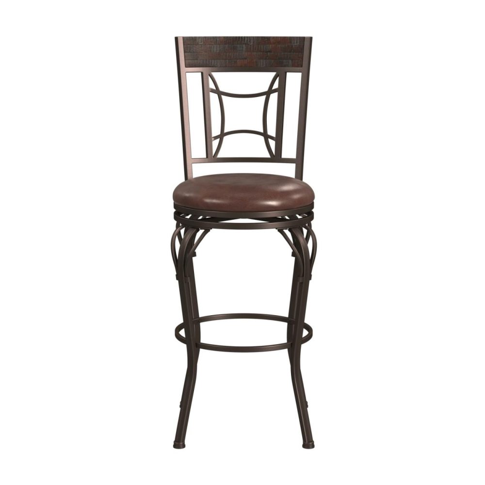 Seating | Granada Metal Stool Kitchen & Dining Dark Chestnut