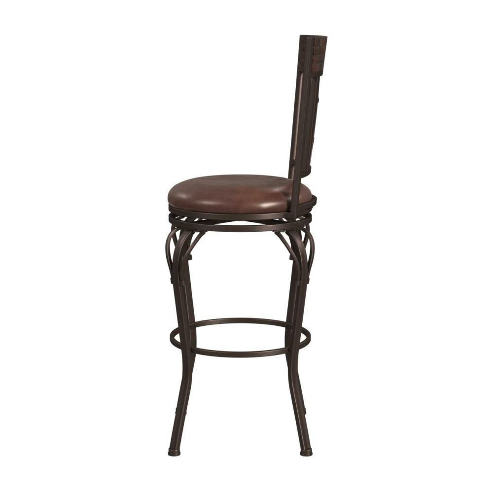 Seating | Granada Metal Stool Kitchen & Dining Dark Chestnut