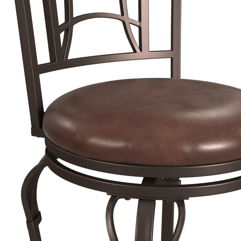 Seating | Granada Metal Stool Kitchen & Dining Dark Chestnut