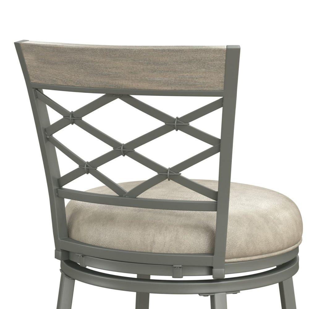 Seating | Hutchinson Metal Stool Kitchen & Dining Pewter