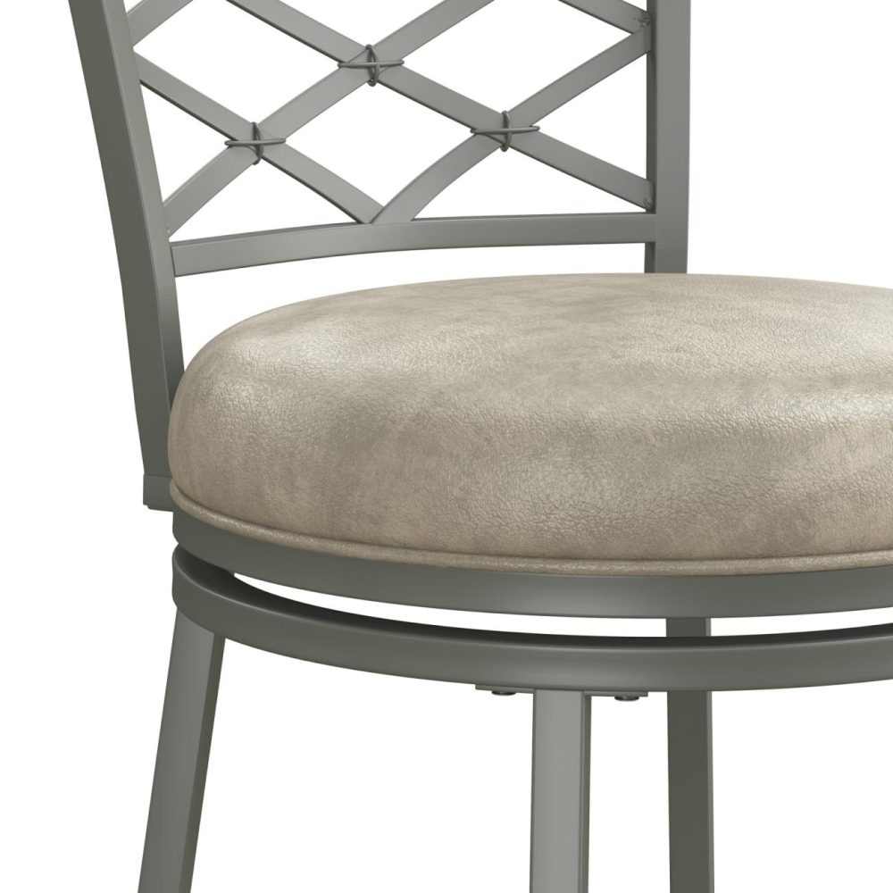 Seating | Hutchinson Metal Stool Kitchen & Dining Pewter