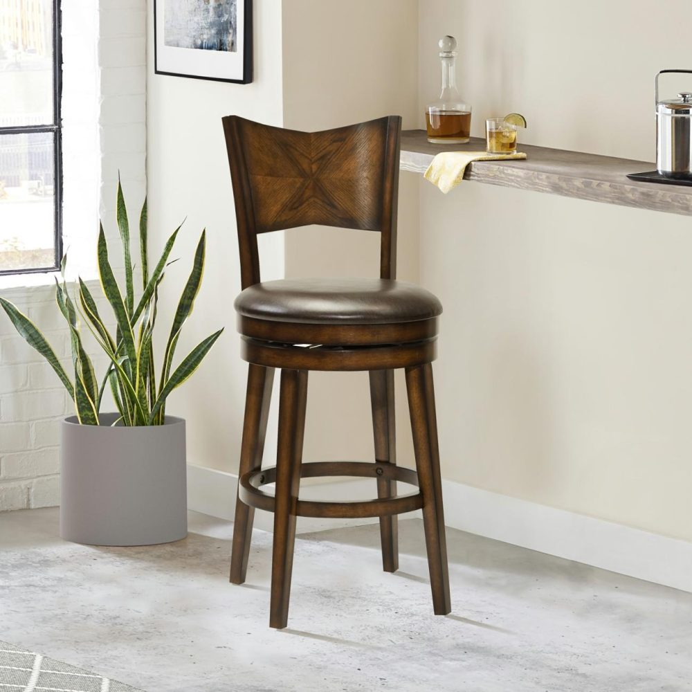 Seating | Jenkins Wood Stool Kitchen & Dining Rustic Oak