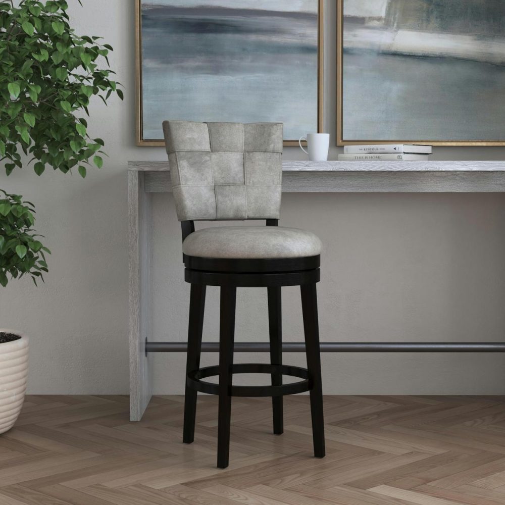 Seating | Kaede Wood Stool Kitchen & Dining Black