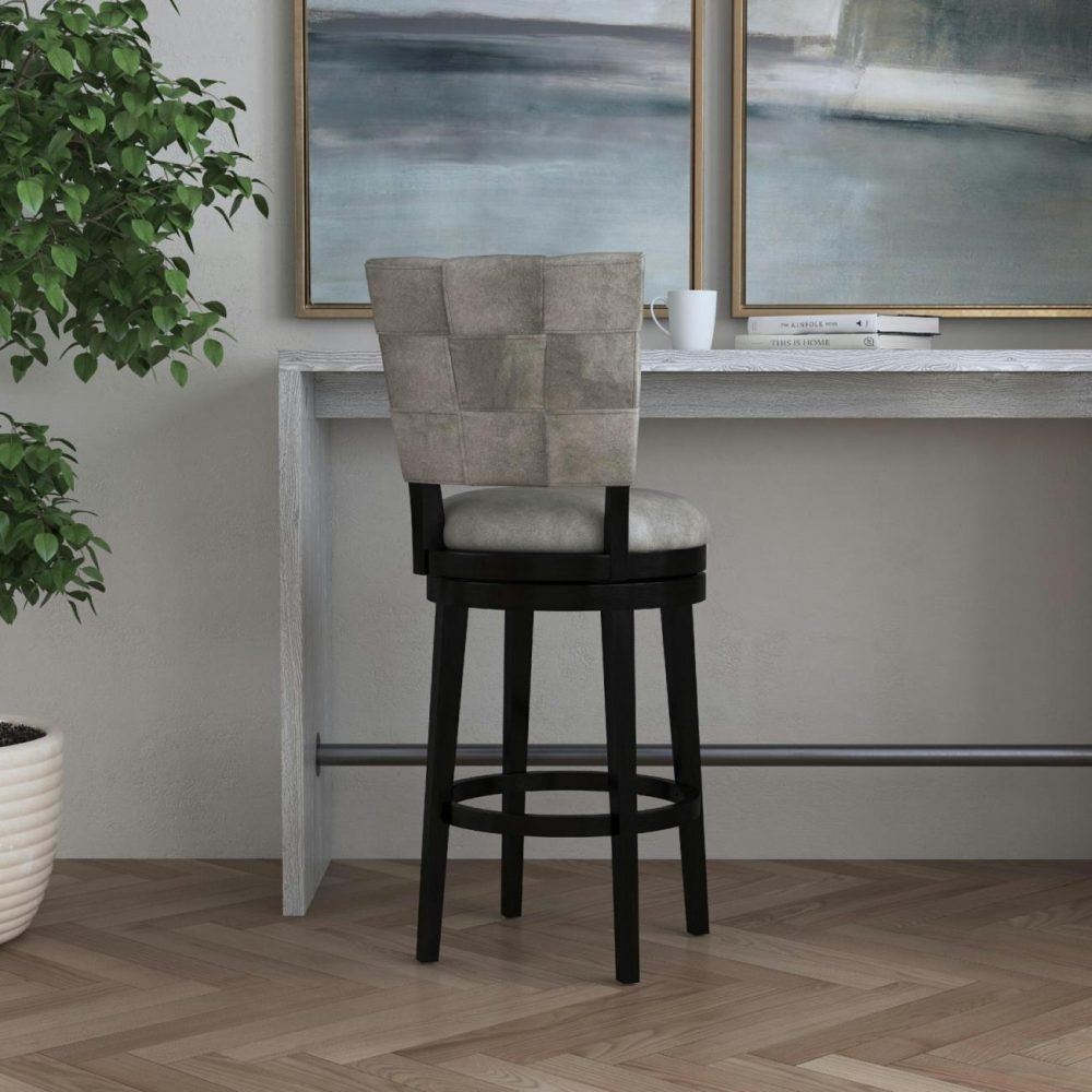 Seating | Kaede Wood Stool Kitchen & Dining Black