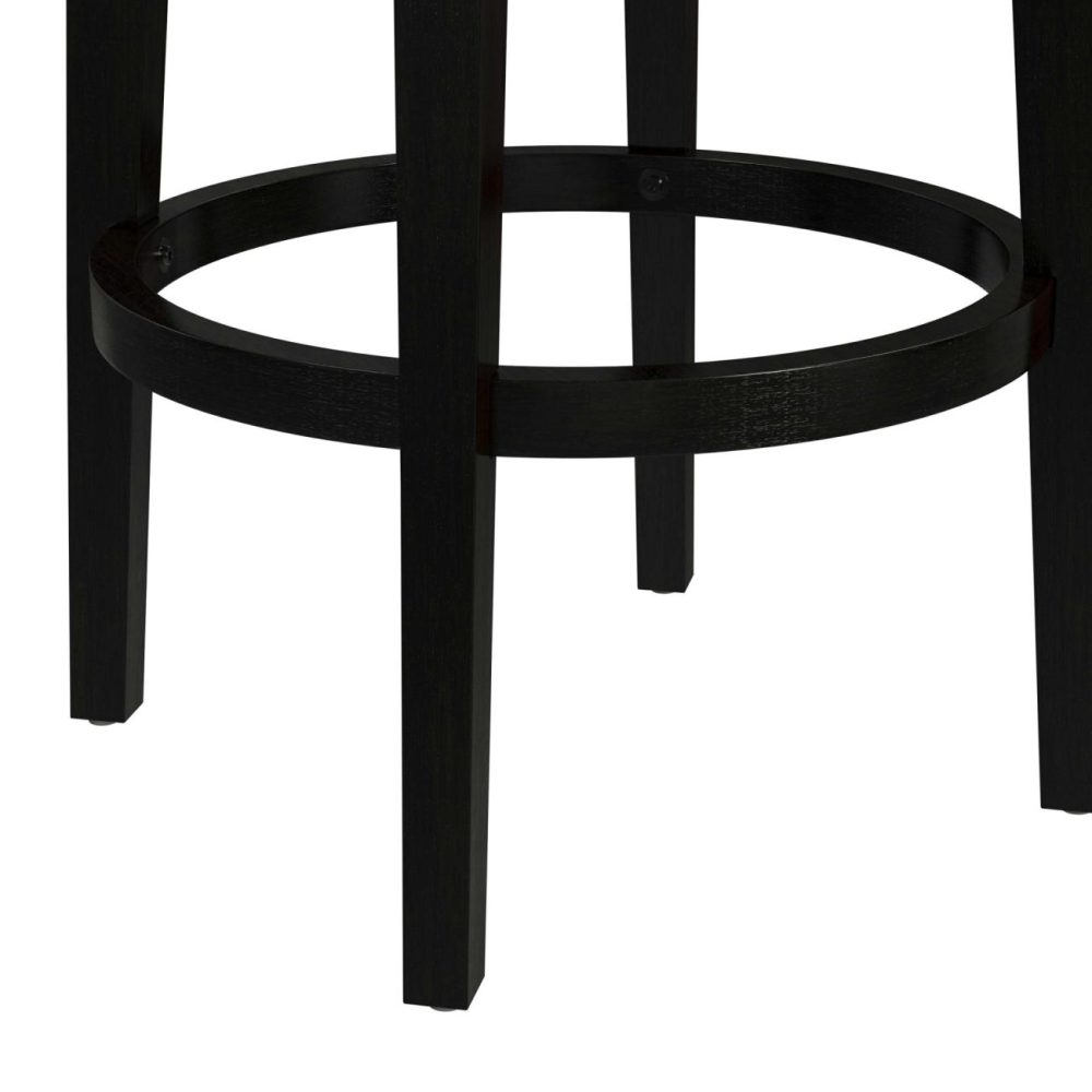 Seating | Kaede Wood Stool Kitchen & Dining Black