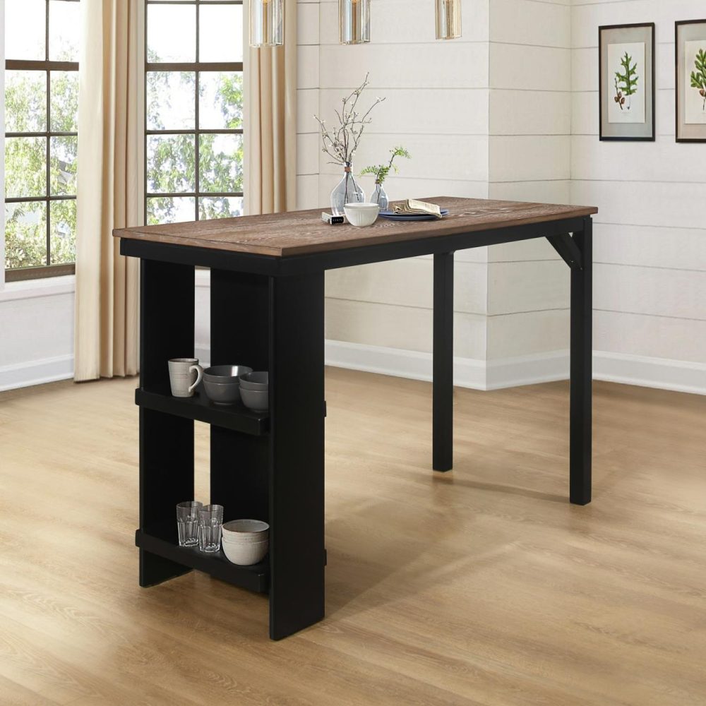 Seating | Knolle Park Wood Dining Set Kitchen & Dining Black Oak