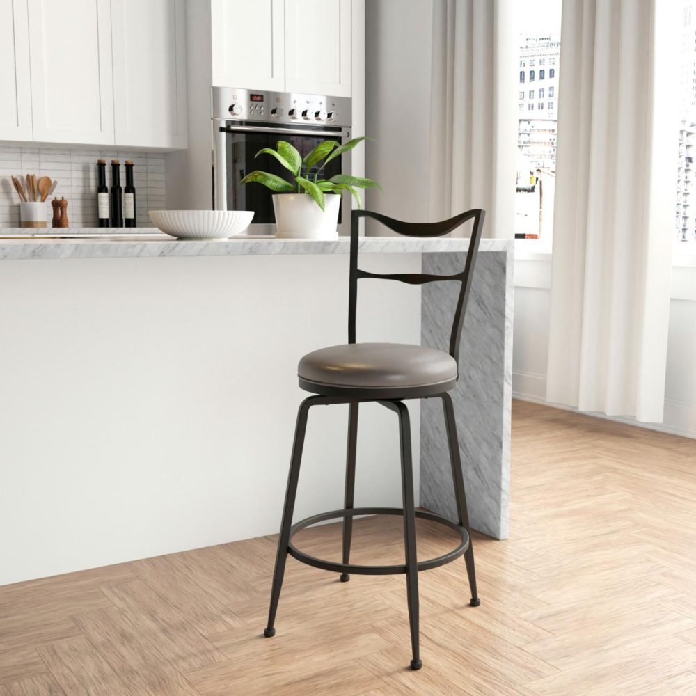 Seating | Larimore Metal Stool Kitchen & Dining Black