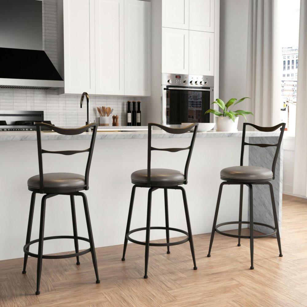 Seating | Larimore Metal Stool Kitchen & Dining Black