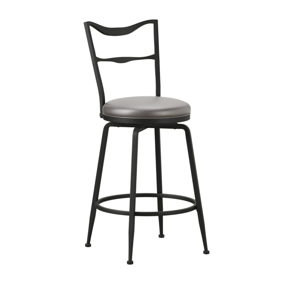 Seating | Larimore Metal Stool Kitchen & Dining Black