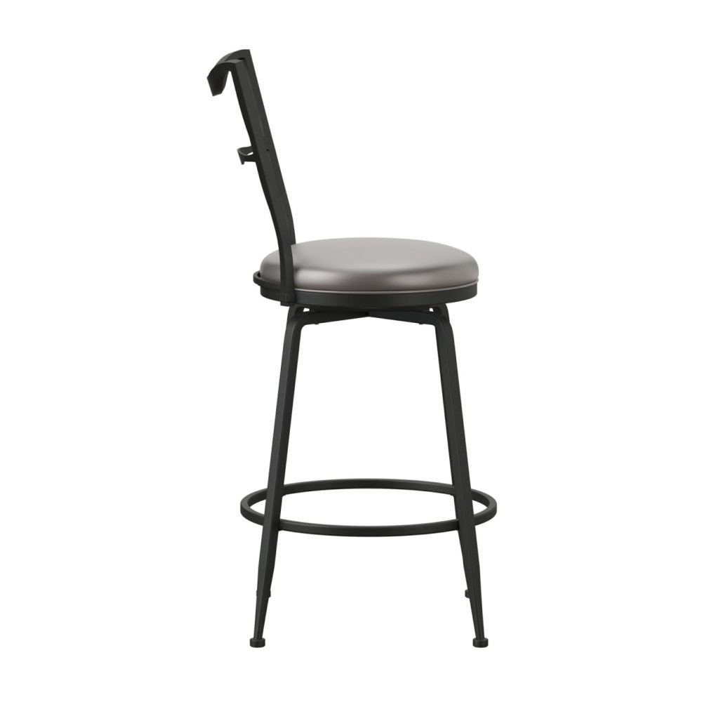 Seating | Larimore Metal Stool Kitchen & Dining Black