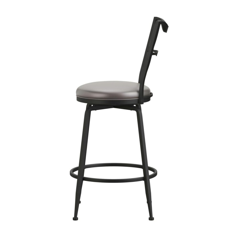 Seating | Larimore Metal Stool Kitchen & Dining Black