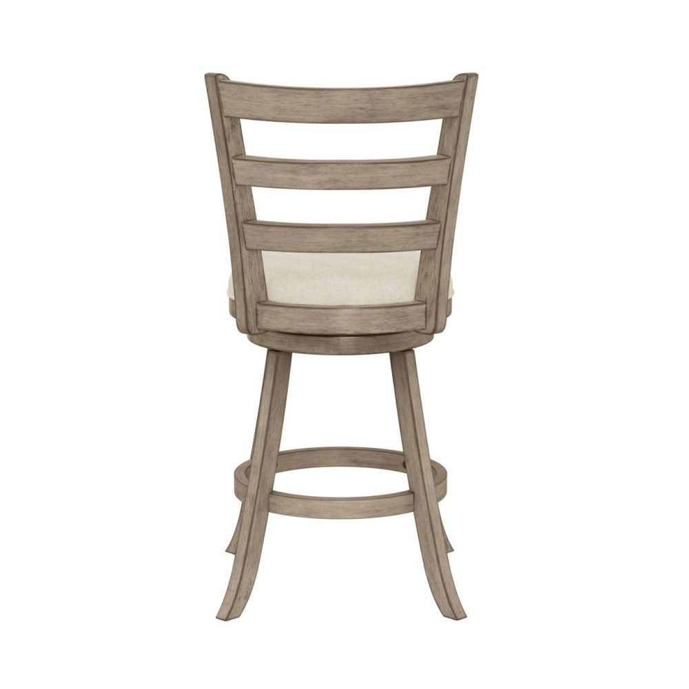 Seating | Laymon Wood Stool Kitchen & Dining Gray Brown