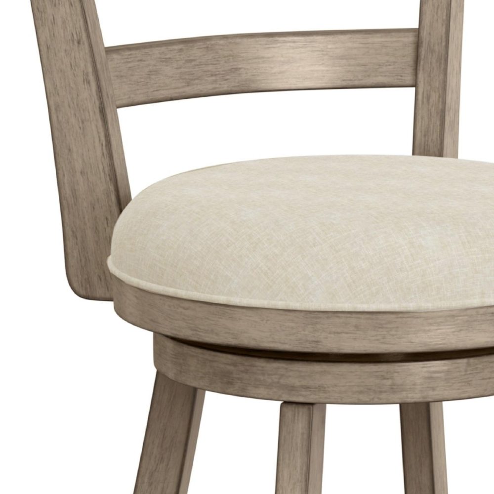 Seating | Laymon Wood Stool Kitchen & Dining Gray Brown