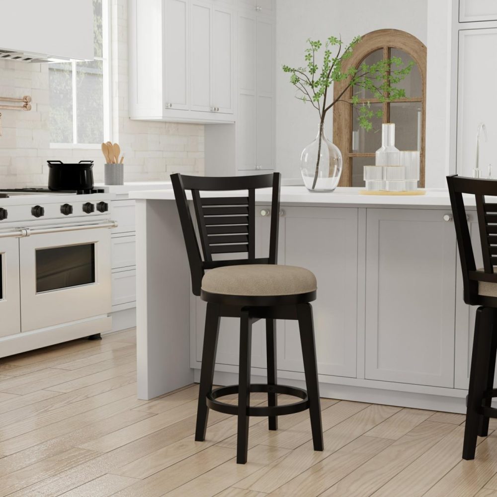 Seating | Marias Wood Stool Kitchen & Dining Black