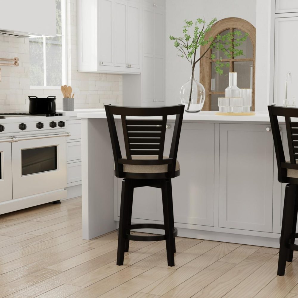 Seating | Marias Wood Stool Kitchen & Dining Black