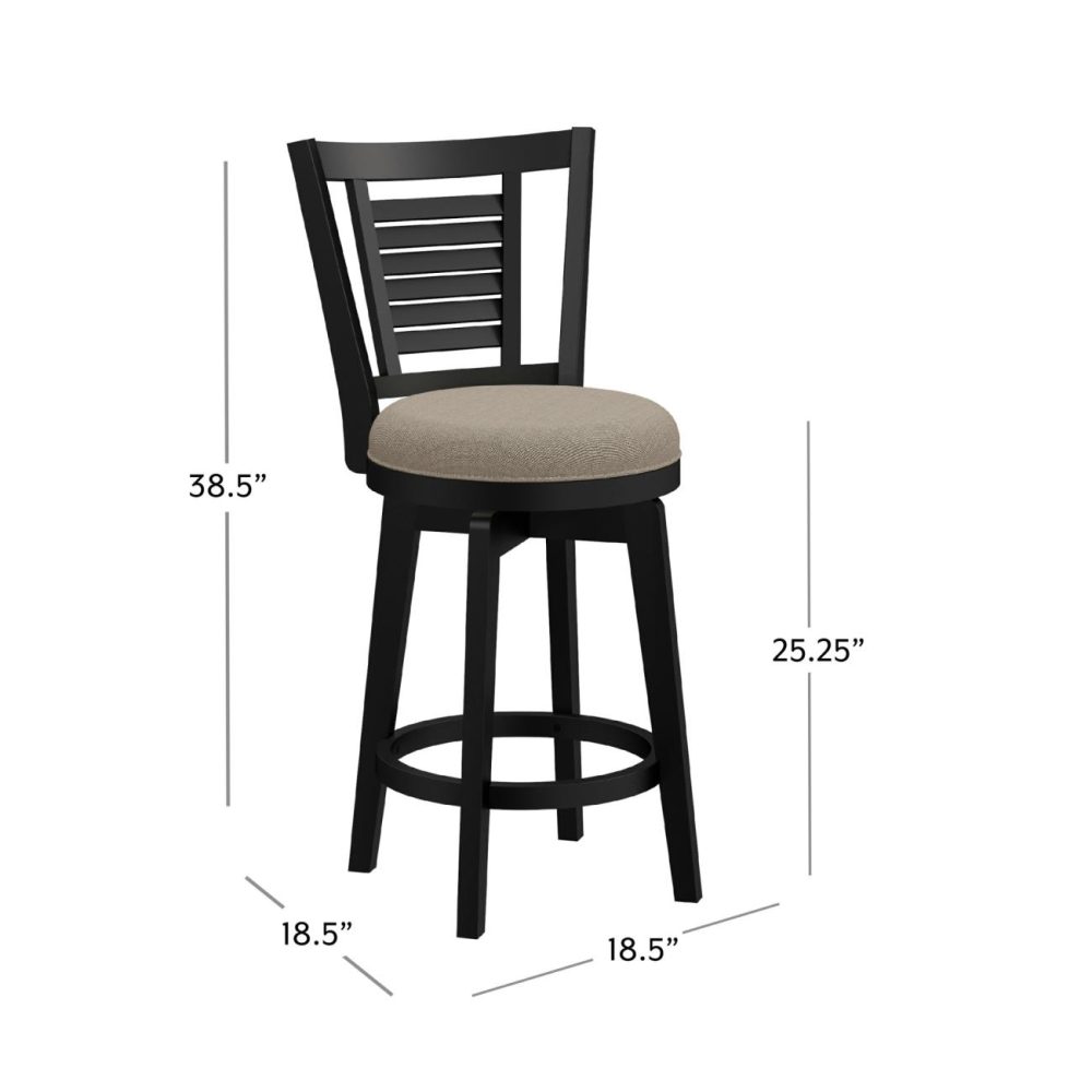 Seating | Marias Wood Stool Kitchen & Dining Black