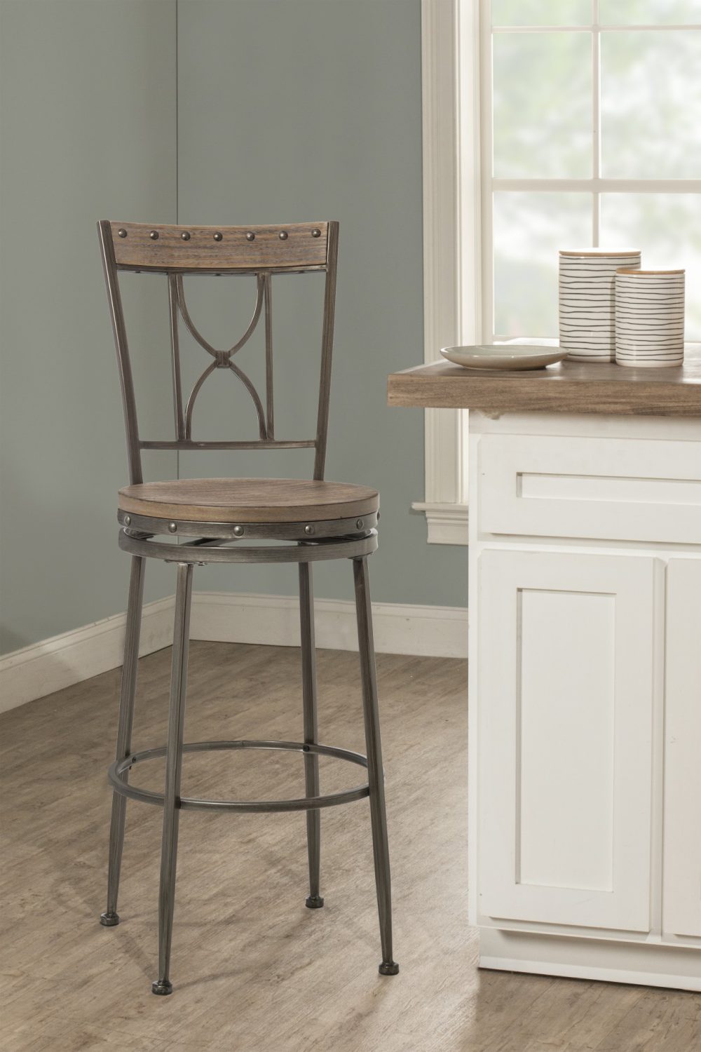 Seating | Paddock Metal Stool Kitchen & Dining Brushed Steel