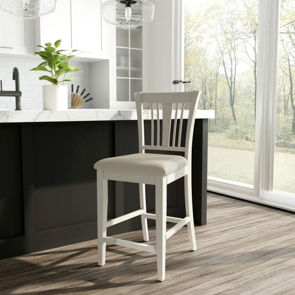 Seating | Pebblebrook Wood Stool Kitchen & Dining Seating