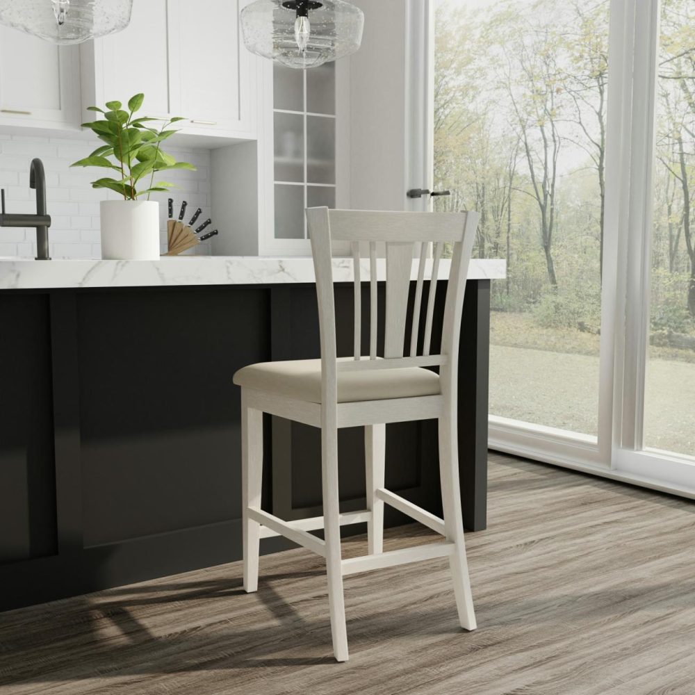 Seating | Pebblebrook Wood Stool Kitchen & Dining Seating