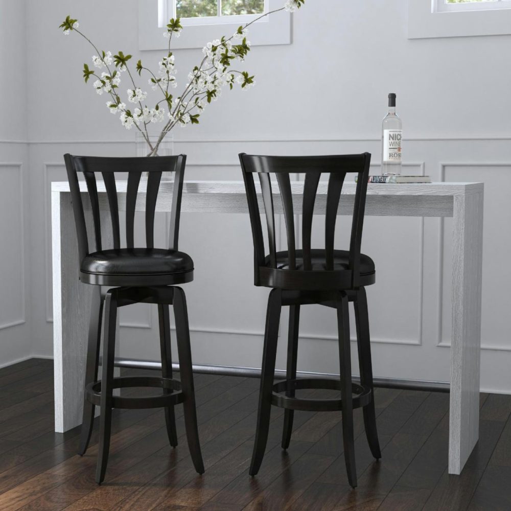 Seating | Savana Wood Stool Kitchen & Dining Black