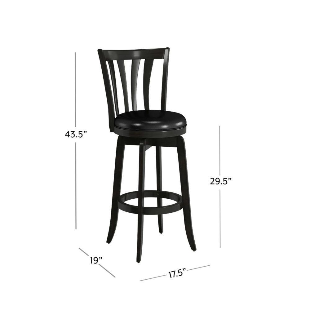 Seating | Savana Wood Stool Kitchen & Dining Black