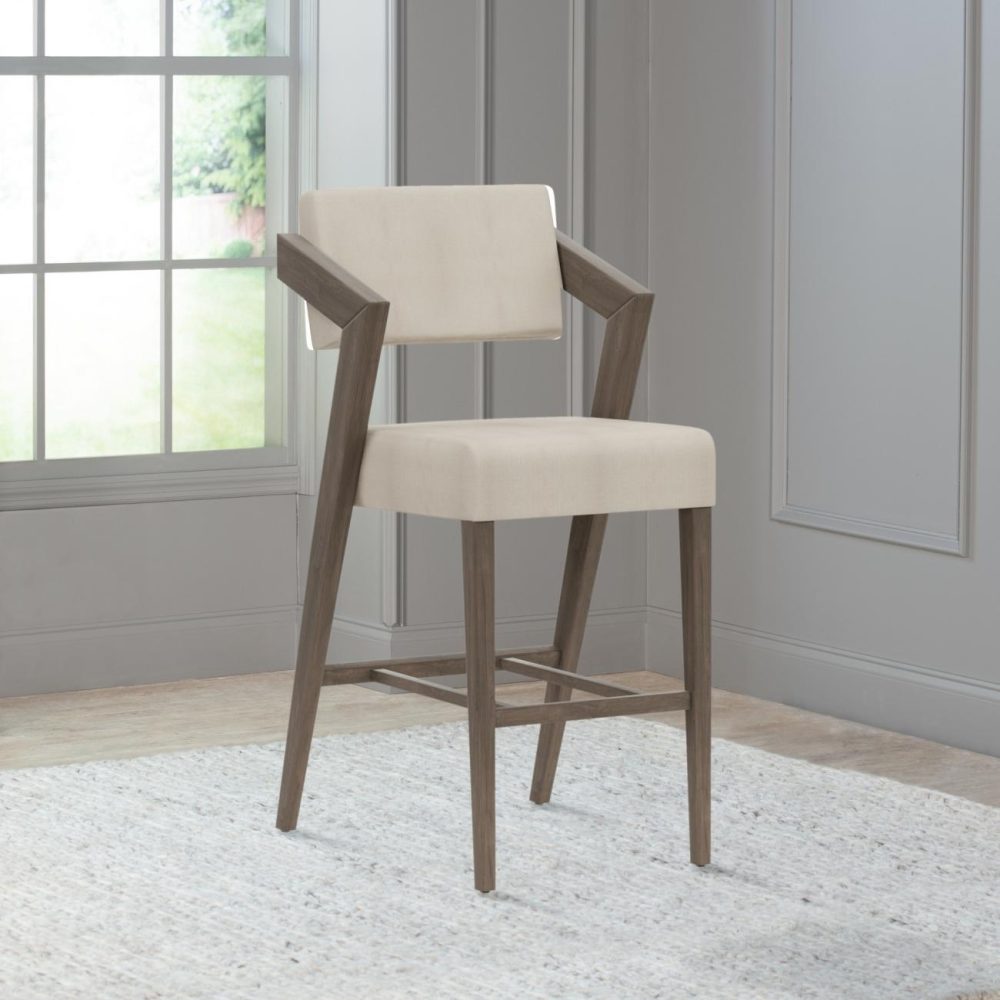 Seating | Snyder Wood Stool Kitchen & Dining Aged Gray