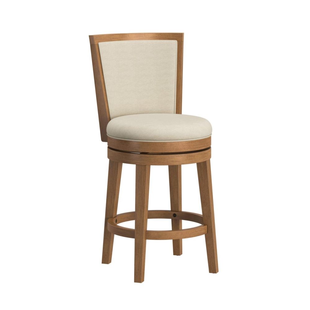 Seating | Tarryn Wood Stool Kitchen & Dining Medium Oak