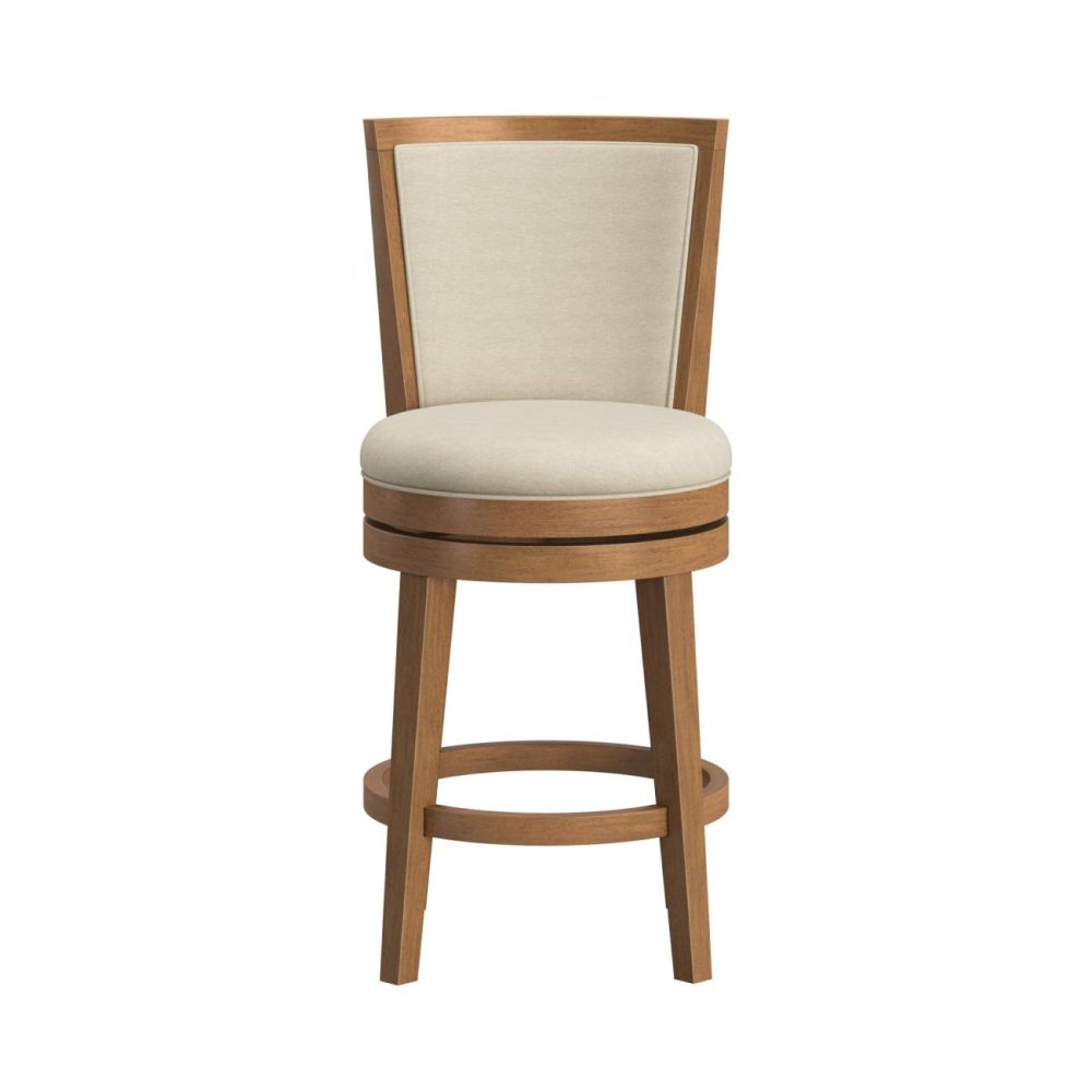 Seating | Tarryn Wood Stool Kitchen & Dining Medium Oak