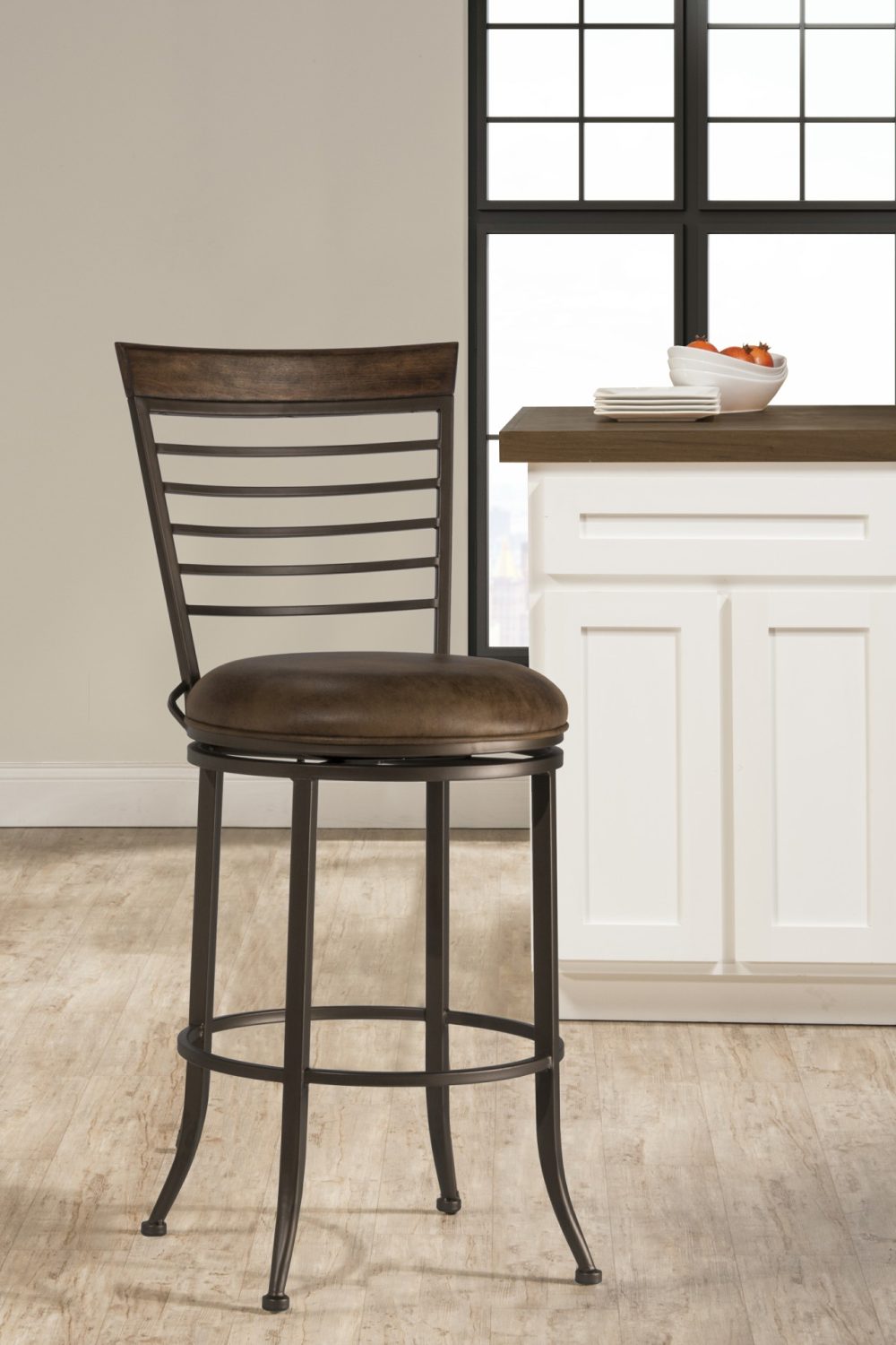 Seating | Terrell Metal Stool Kitchen & Dining Brown