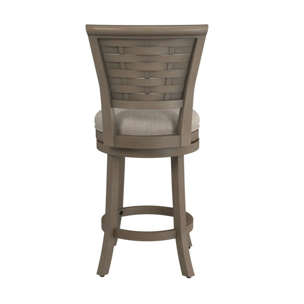 Seating | Thredson Wood Stool Kitchen & Dining Light Antique Gray wash