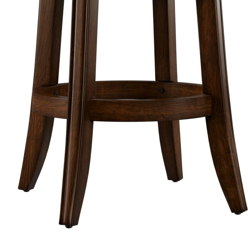 Seating | Tillman Wood Stool Kitchen & Dining Brown Cherry