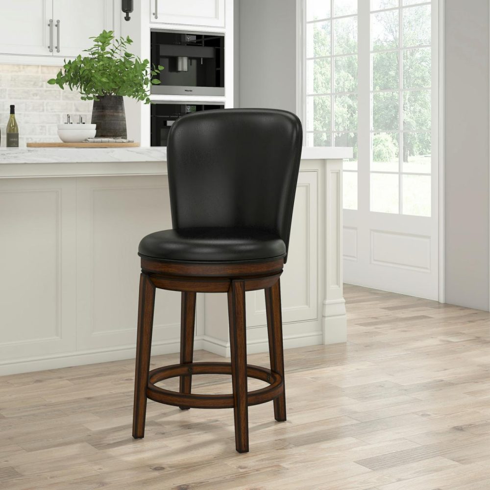 Seating | Victoria Wood Stool Kitchen & Dining Dark Chestnut