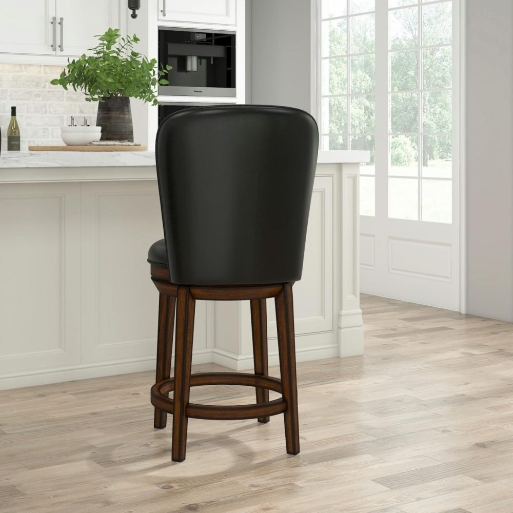 Seating | Victoria Wood Stool Kitchen & Dining Dark Chestnut