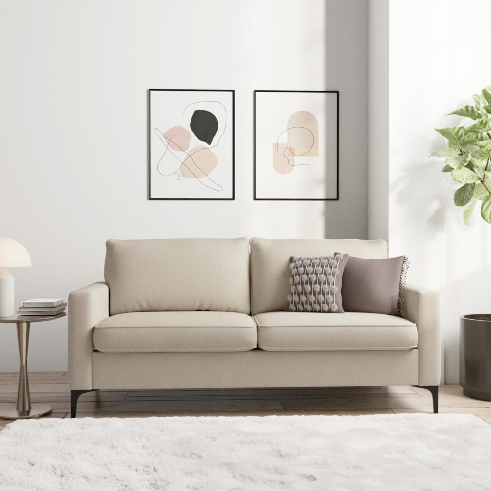 Sofas | Alamay Upholstered Sofa Seating Oatmeal