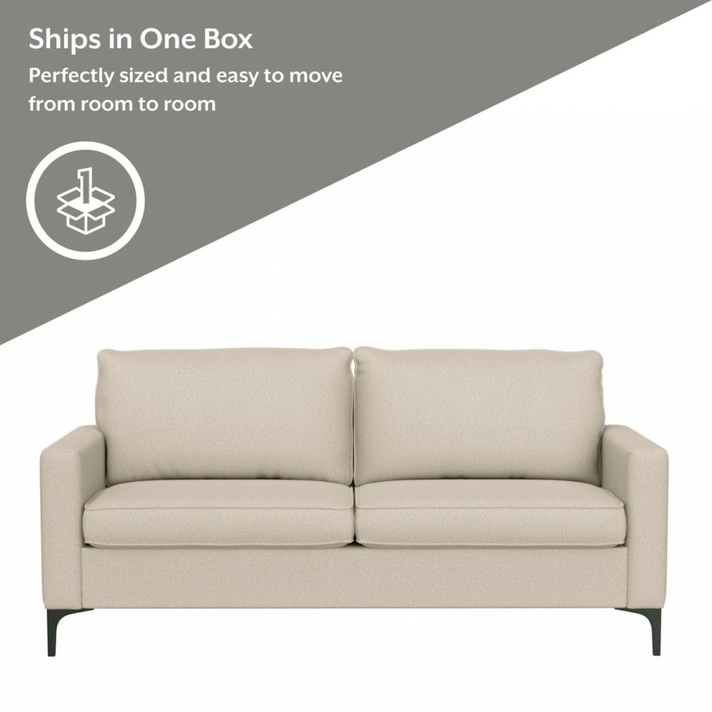 Sofas | Alamay Upholstered Sofa Seating Oatmeal