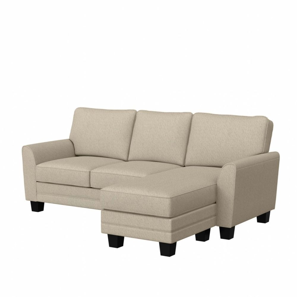 Sofas | Daniel Upholstered Chaise Sectional Seating Putty