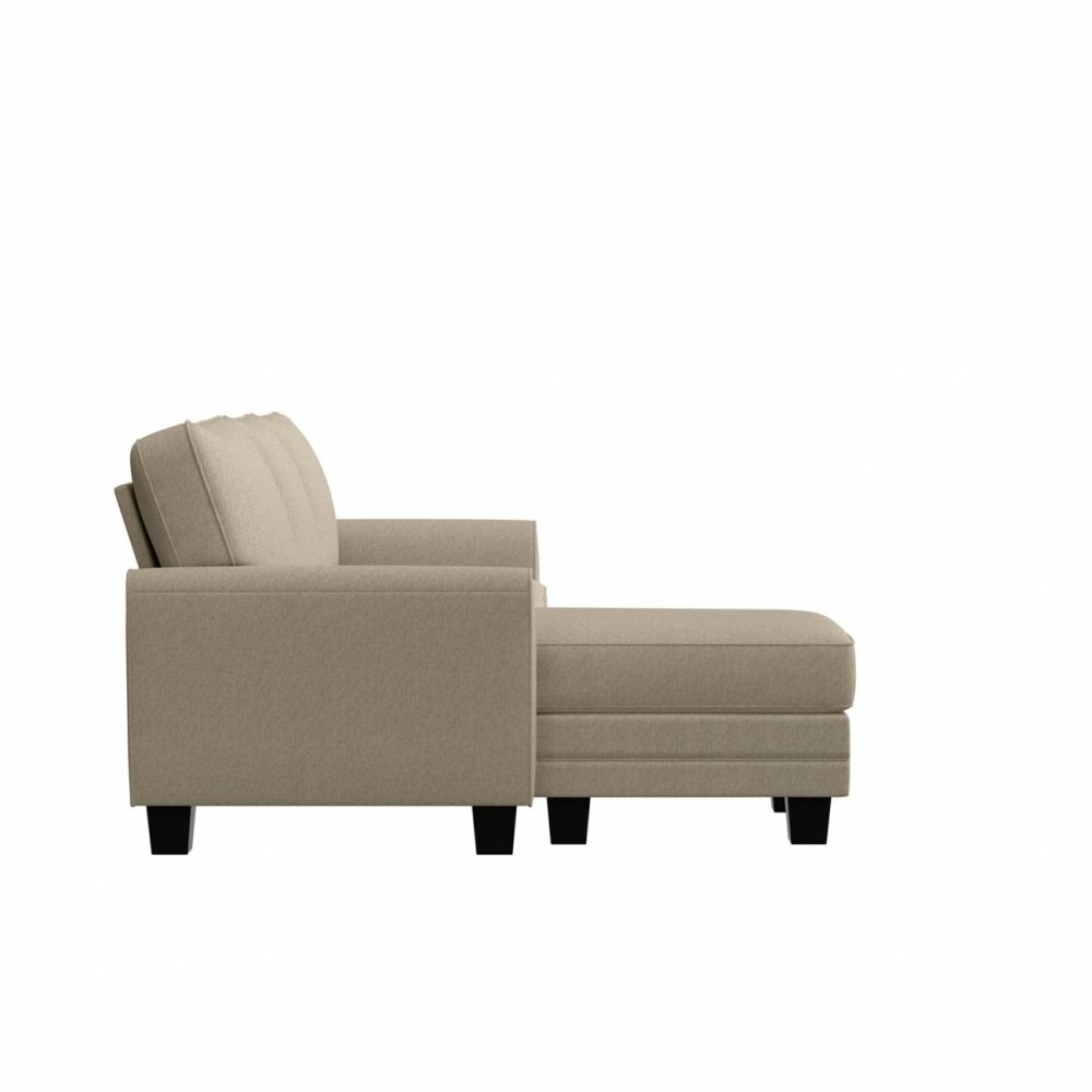 Sofas | Daniel Upholstered Chaise Sectional Seating Putty