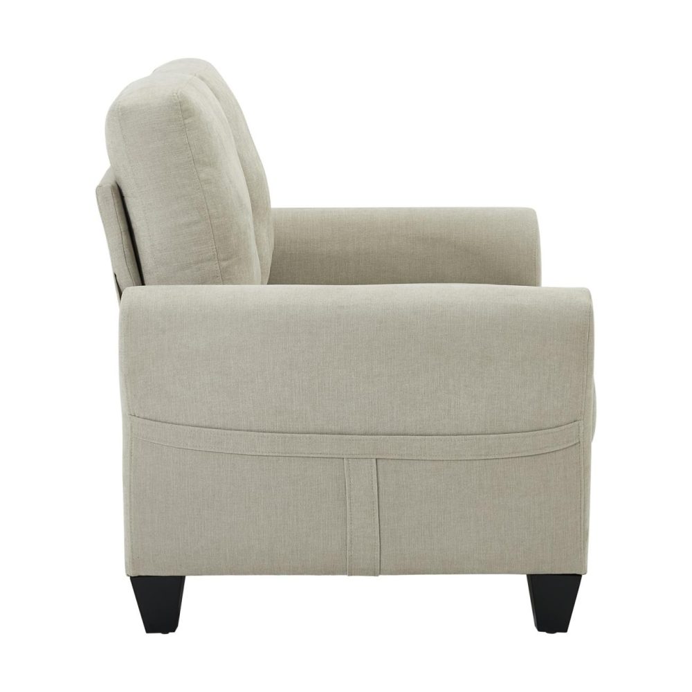 Sofas | Naperville Upholstered Loveseat Seating Cream