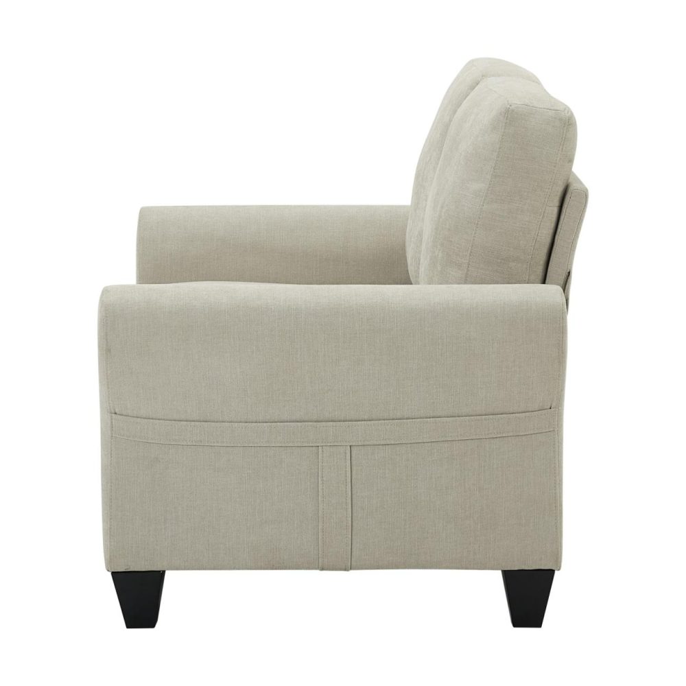 Sofas | Naperville Upholstered Loveseat Seating Cream