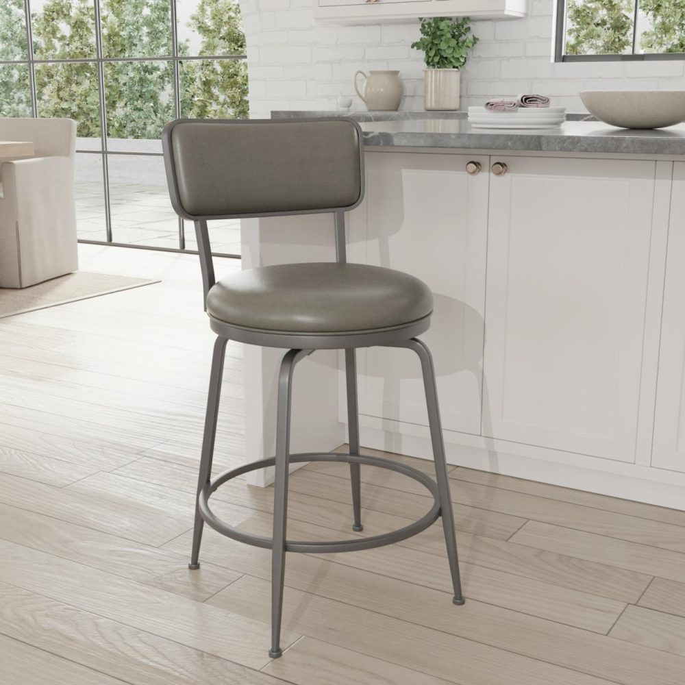 Stools | Baltimore Metal Stool Kitchen & Dining Gray