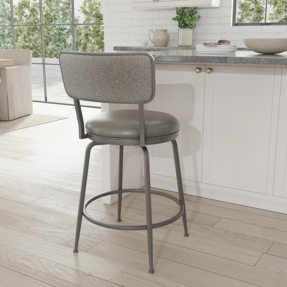 Stools | Baltimore Metal Stool Kitchen & Dining Gray