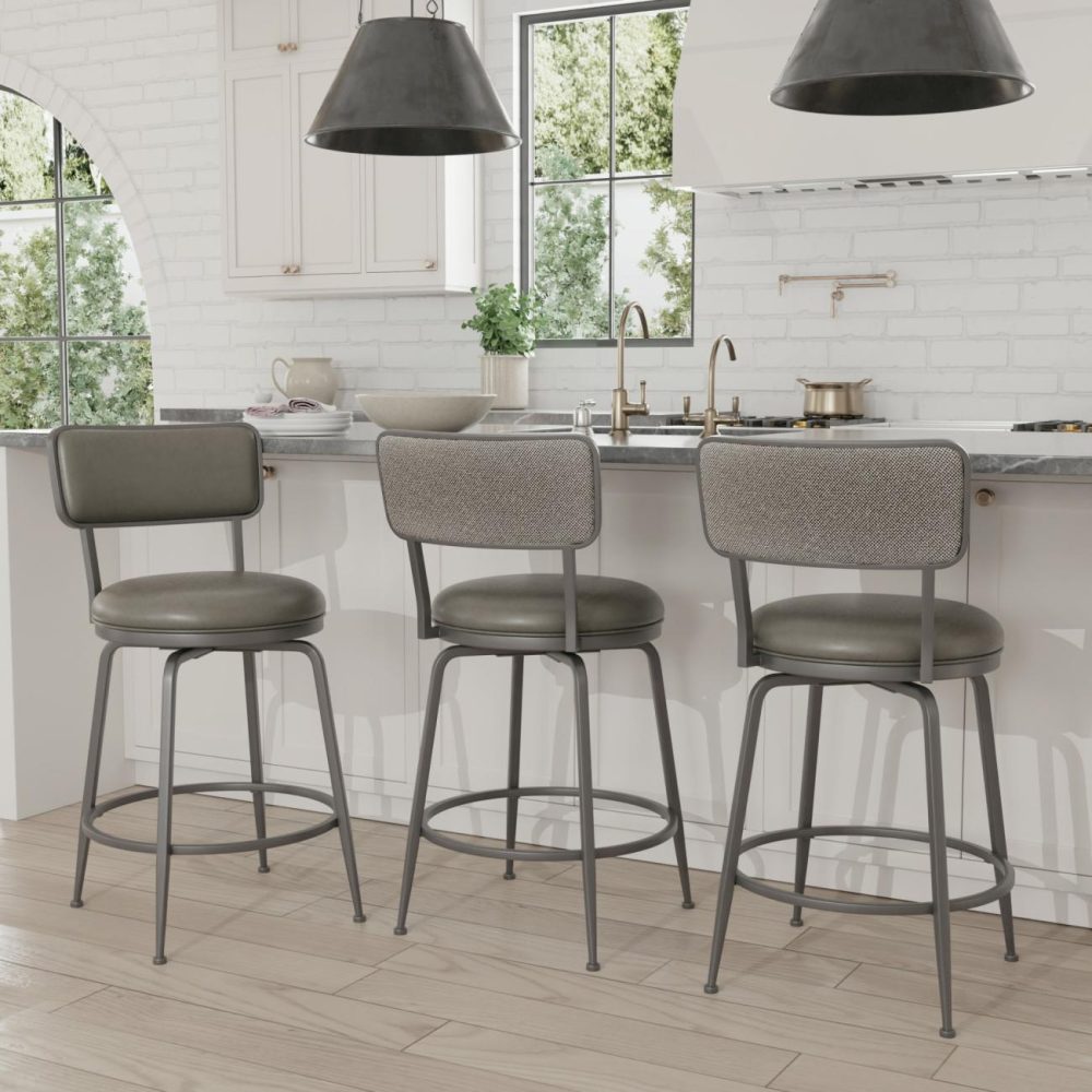 Stools | Baltimore Metal Stool Kitchen & Dining Gray