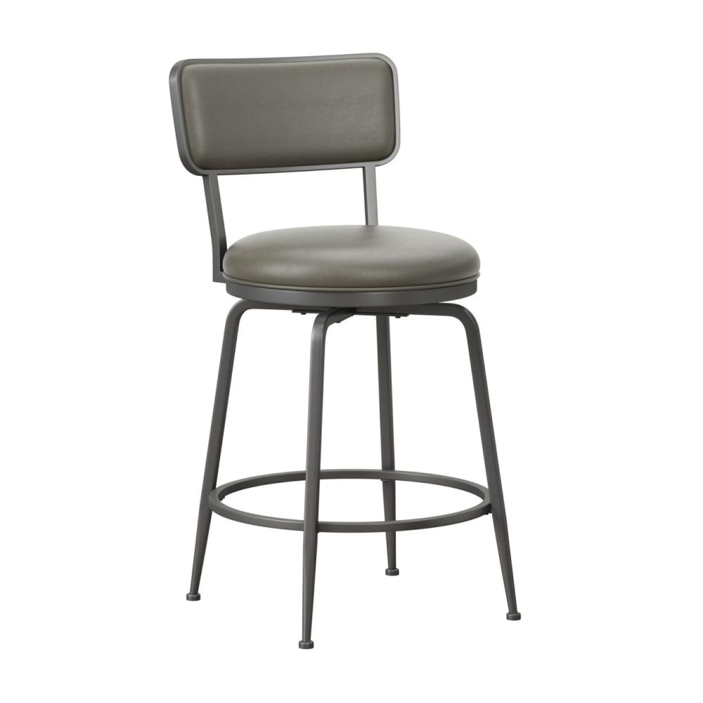 Stools | Baltimore Metal Stool Kitchen & Dining Gray