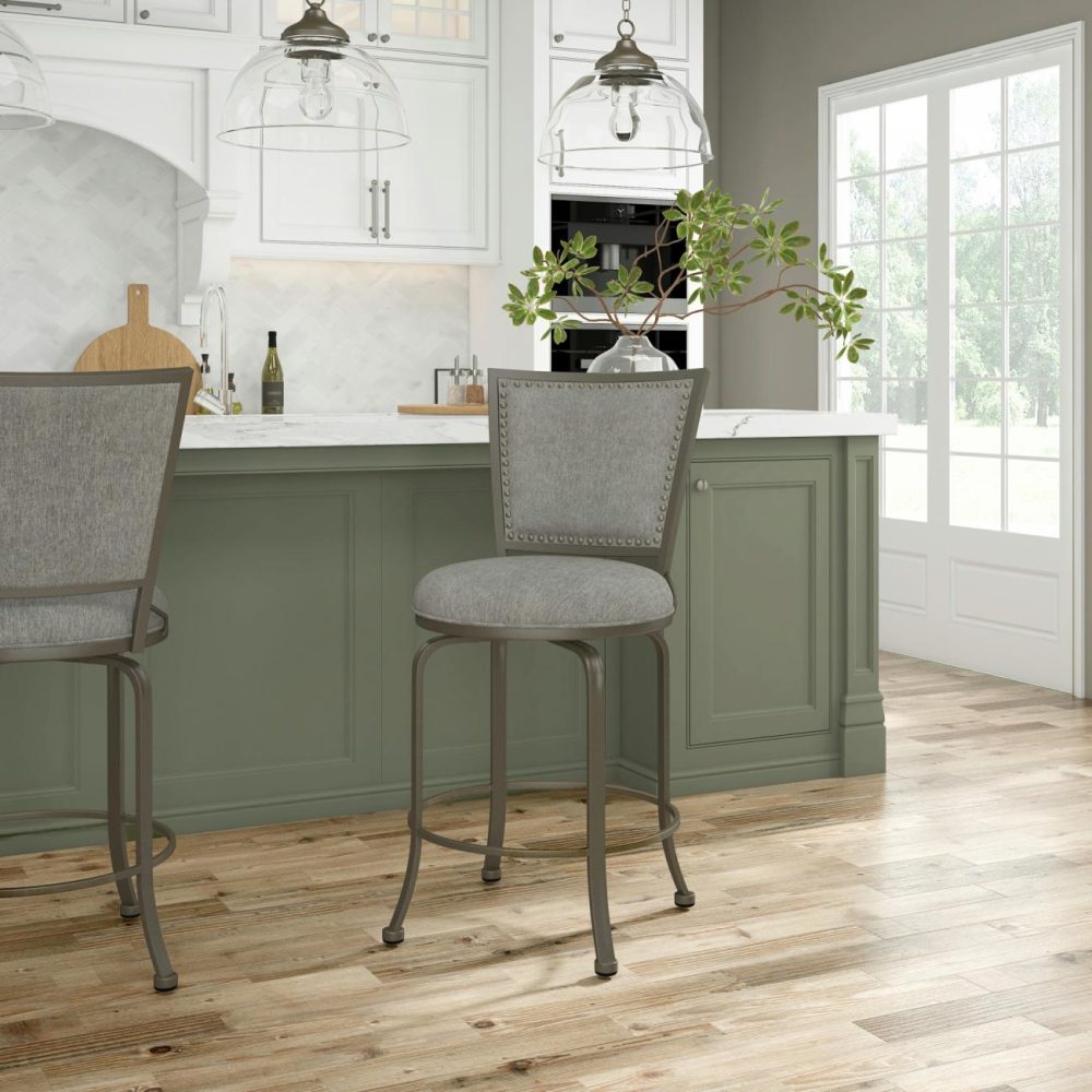 Stools | Belle Grove Metal Stool Kitchen & Dining Gray