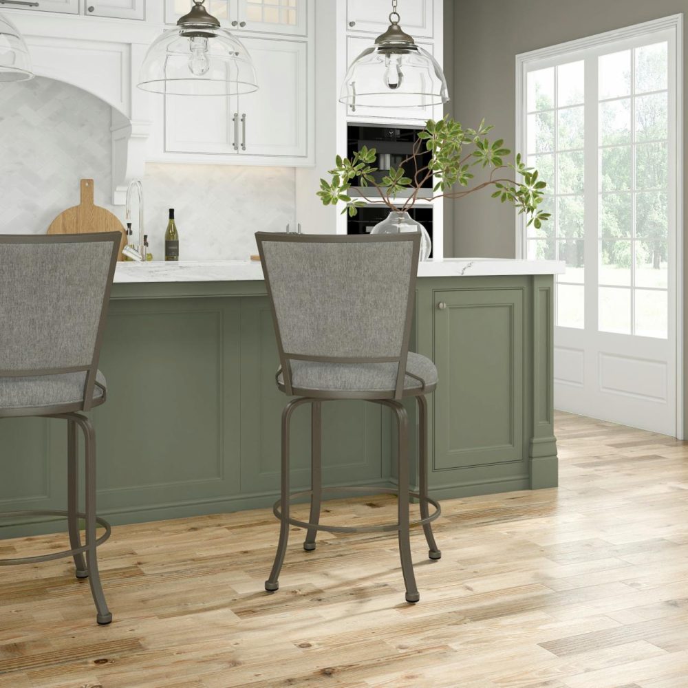 Stools | Belle Grove Metal Stool Kitchen & Dining Gray