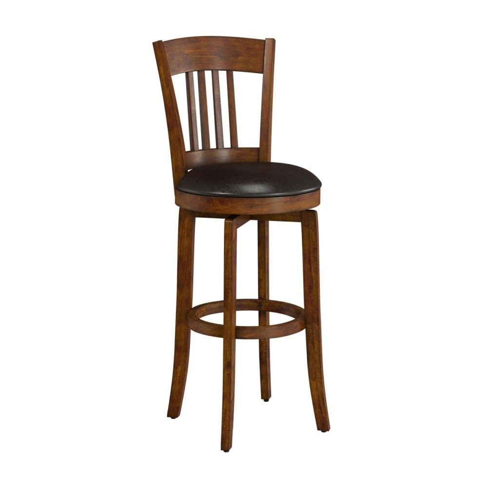 Stools | Canton Wood Stool Kitchen & Dining Brown