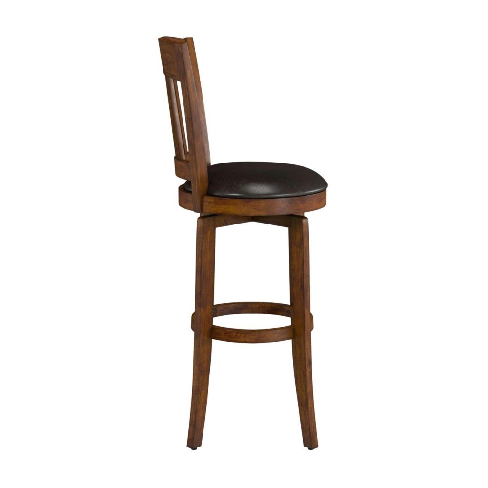 Stools | Canton Wood Stool Kitchen & Dining Brown