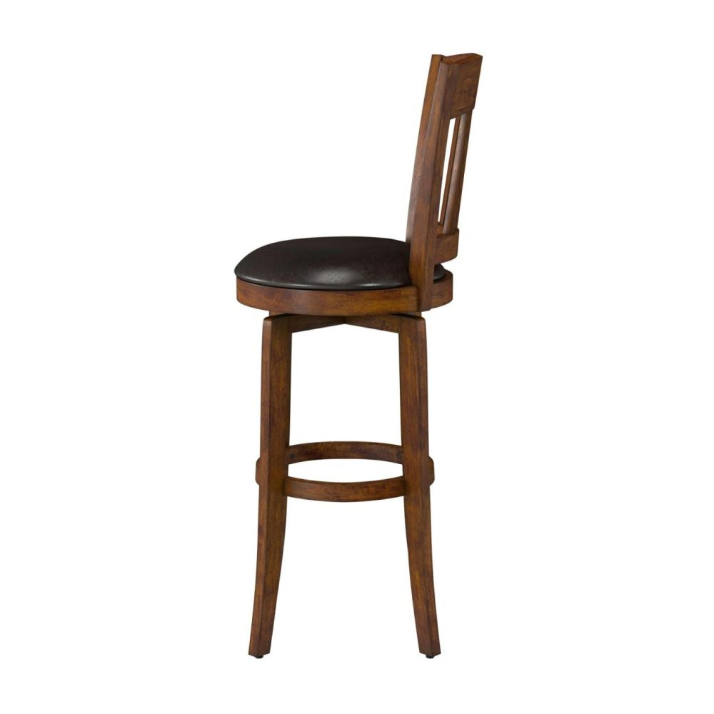 Stools | Canton Wood Stool Kitchen & Dining Brown