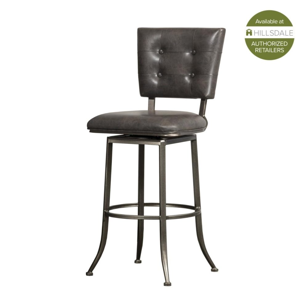 Stools | Caslan Metal Stool Kitchen & Dining Gray