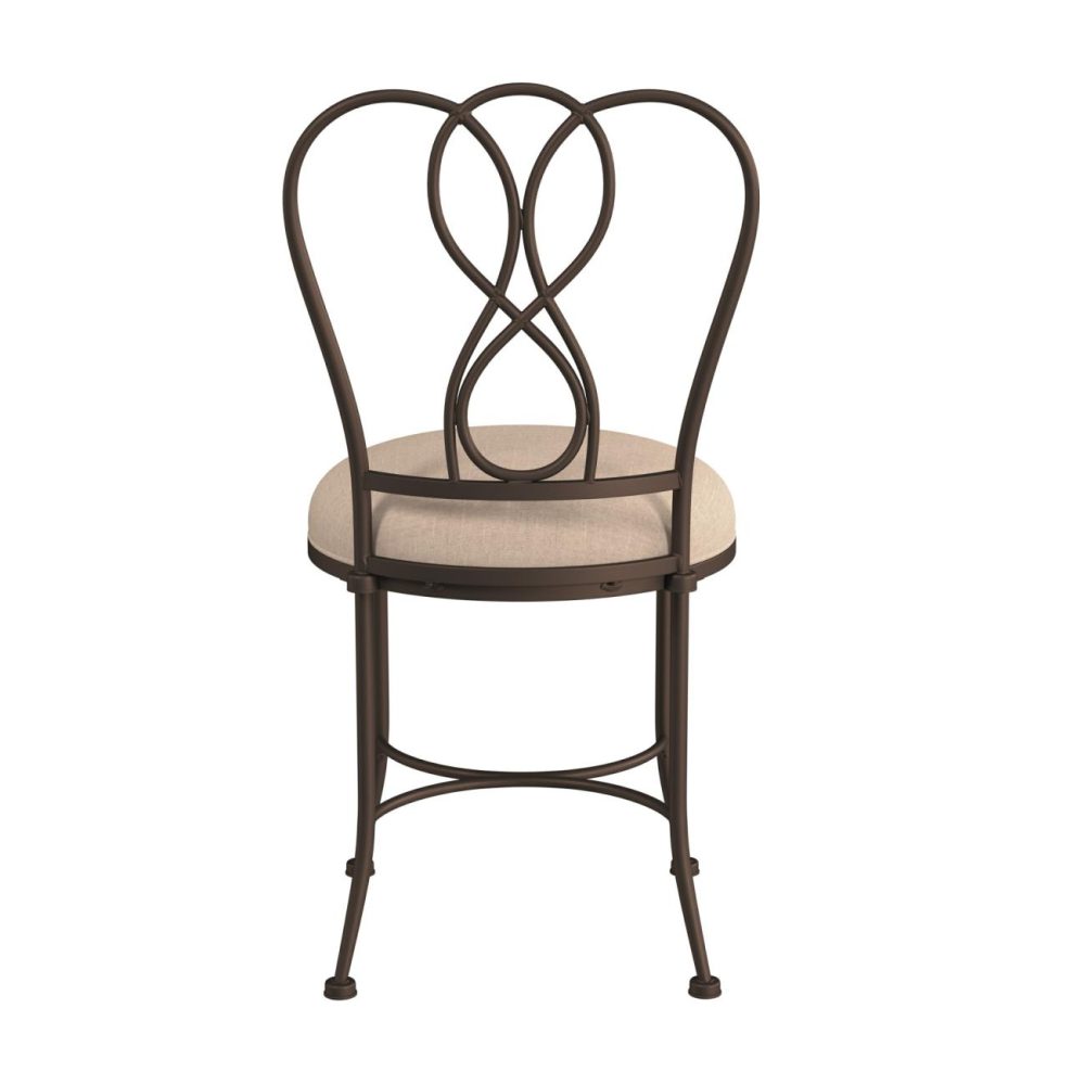 Stools | Christina Metal Vanity Stool Seating Bronze